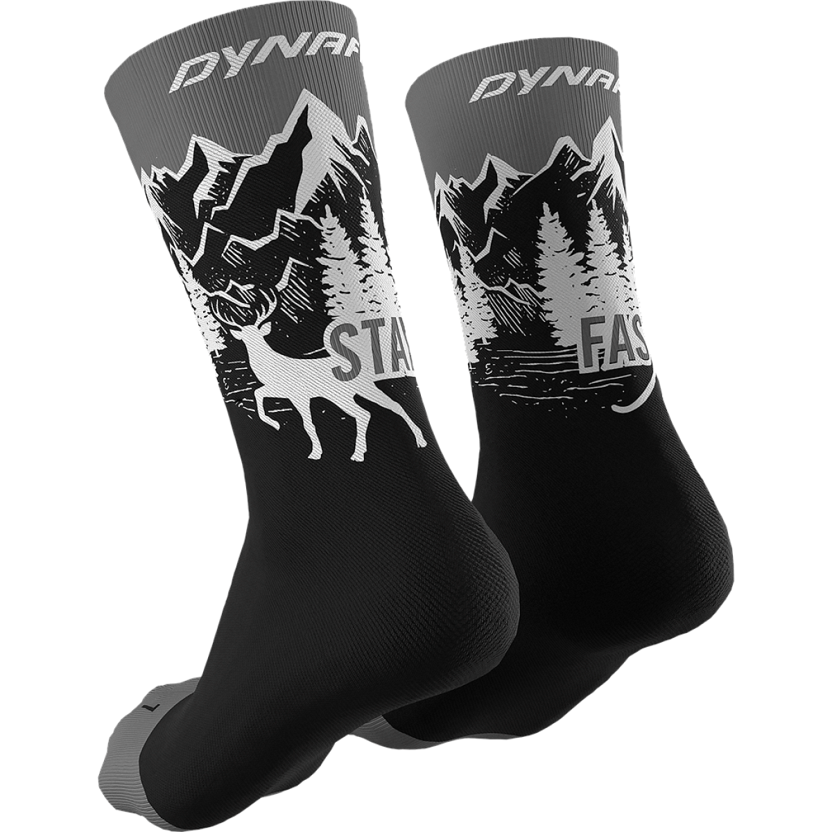 Чорапи за бягане Dynafit Stay Fast Socks Black Out