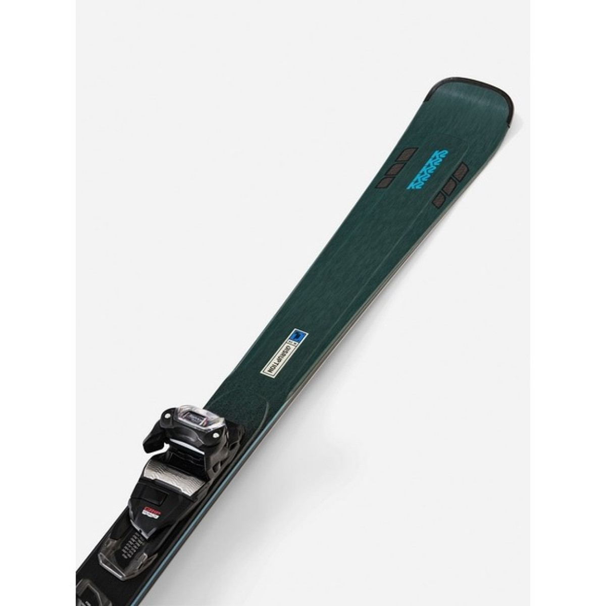 Дамски комплект ски и автомати K2 Disruption SC Women's ER3 10 Compact QuikClik Ski Set 153 cm Dark Green