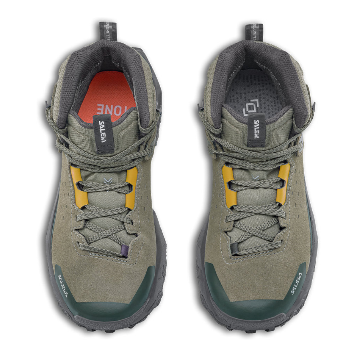 Мъжки туристически обувки Salewa Pedroc 2 Leather Mid Powertex Boot Men Faded Green/Dark Olive