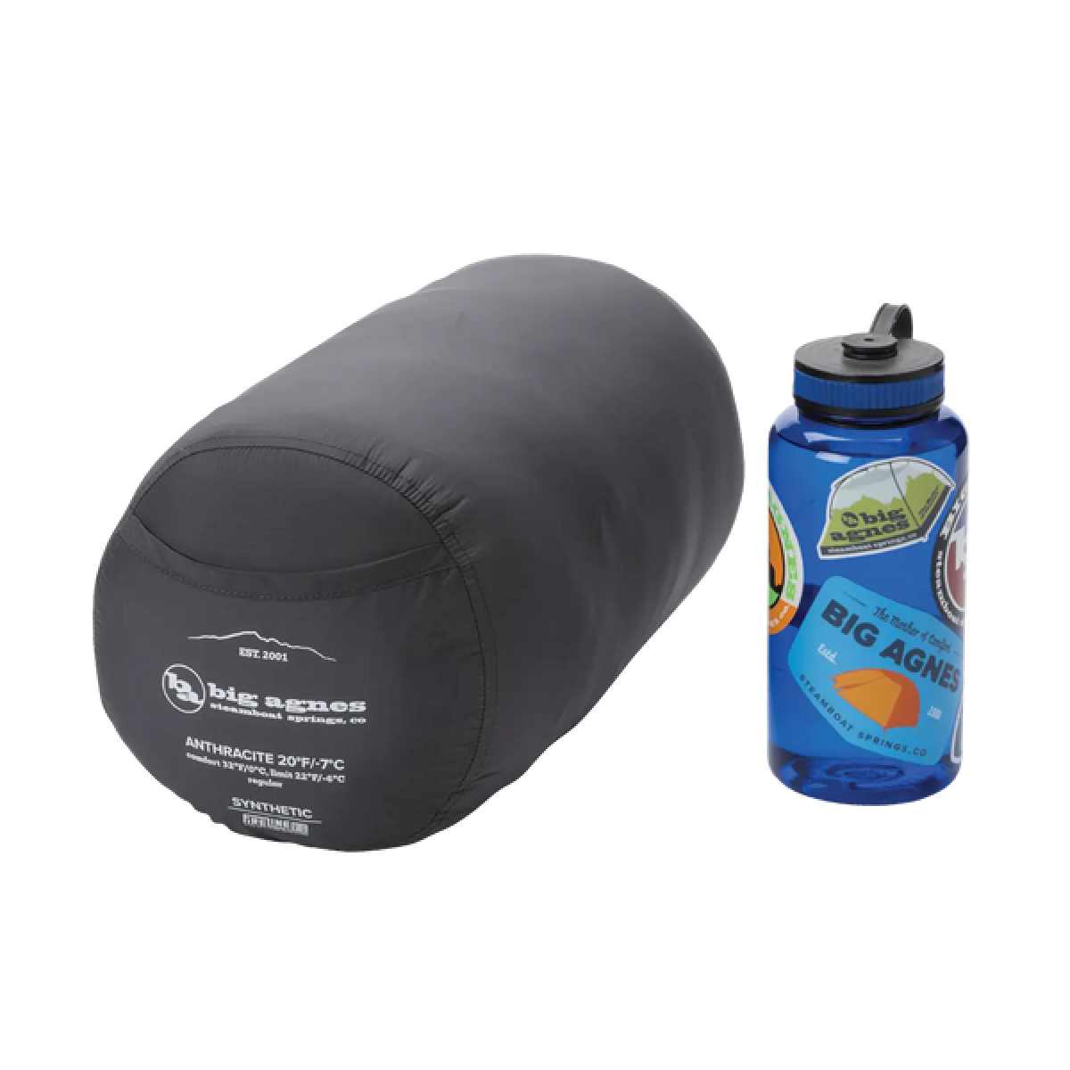 Спален чувал Big Agnes Anthracite 20 Sleeping Bag Regular Left