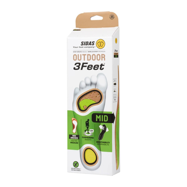 Трекинг стелки Sidas 3Feet Outdoor Mid Hiking Insoles