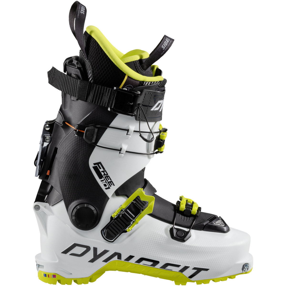 Туринг обувки за ски Dynafit Hoji Free 110 Ski Touring Boot Unisex White/Lime Punch