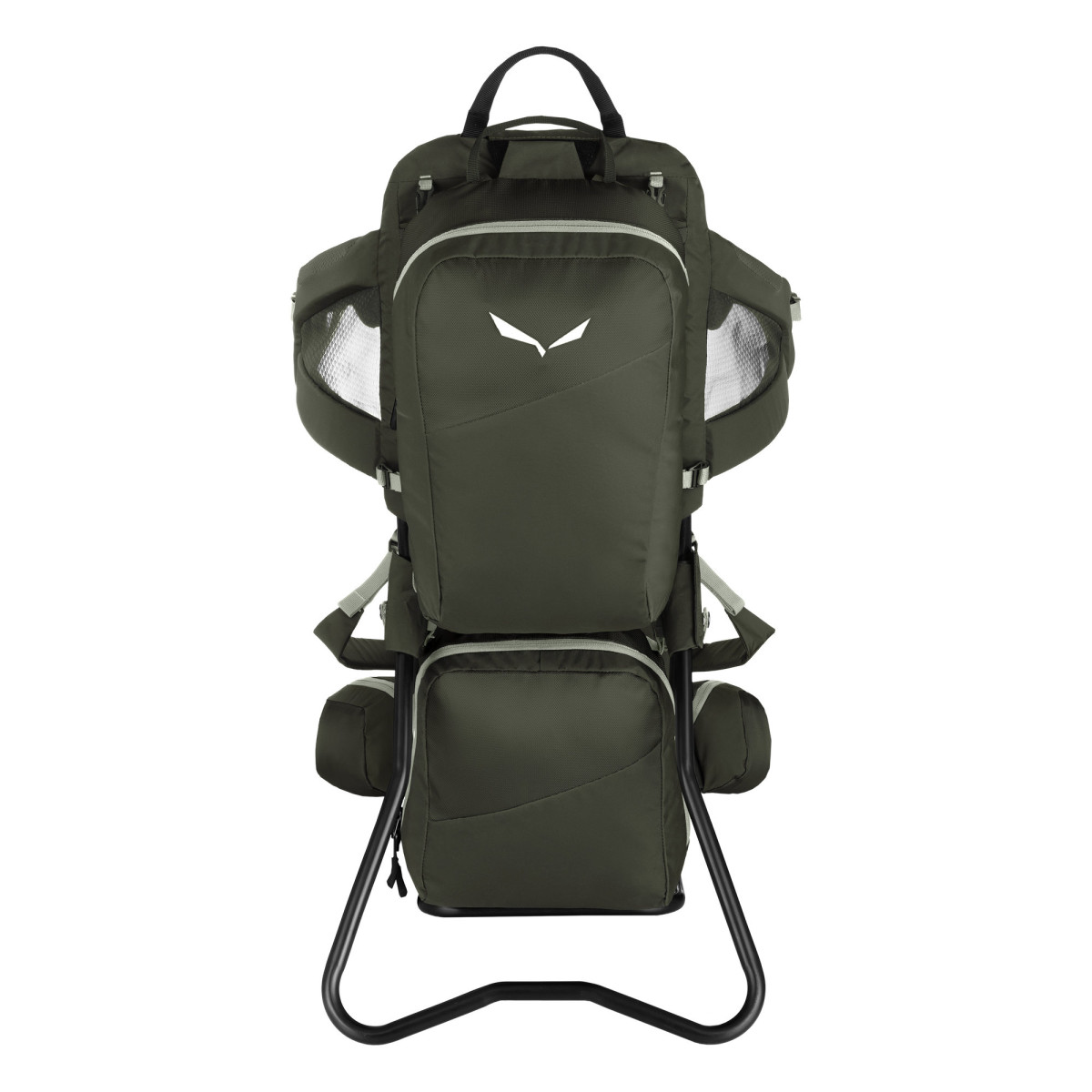 Туристическа раница за носене на дете Salewa Pìcol Child Carrier Backpack Dark Olive