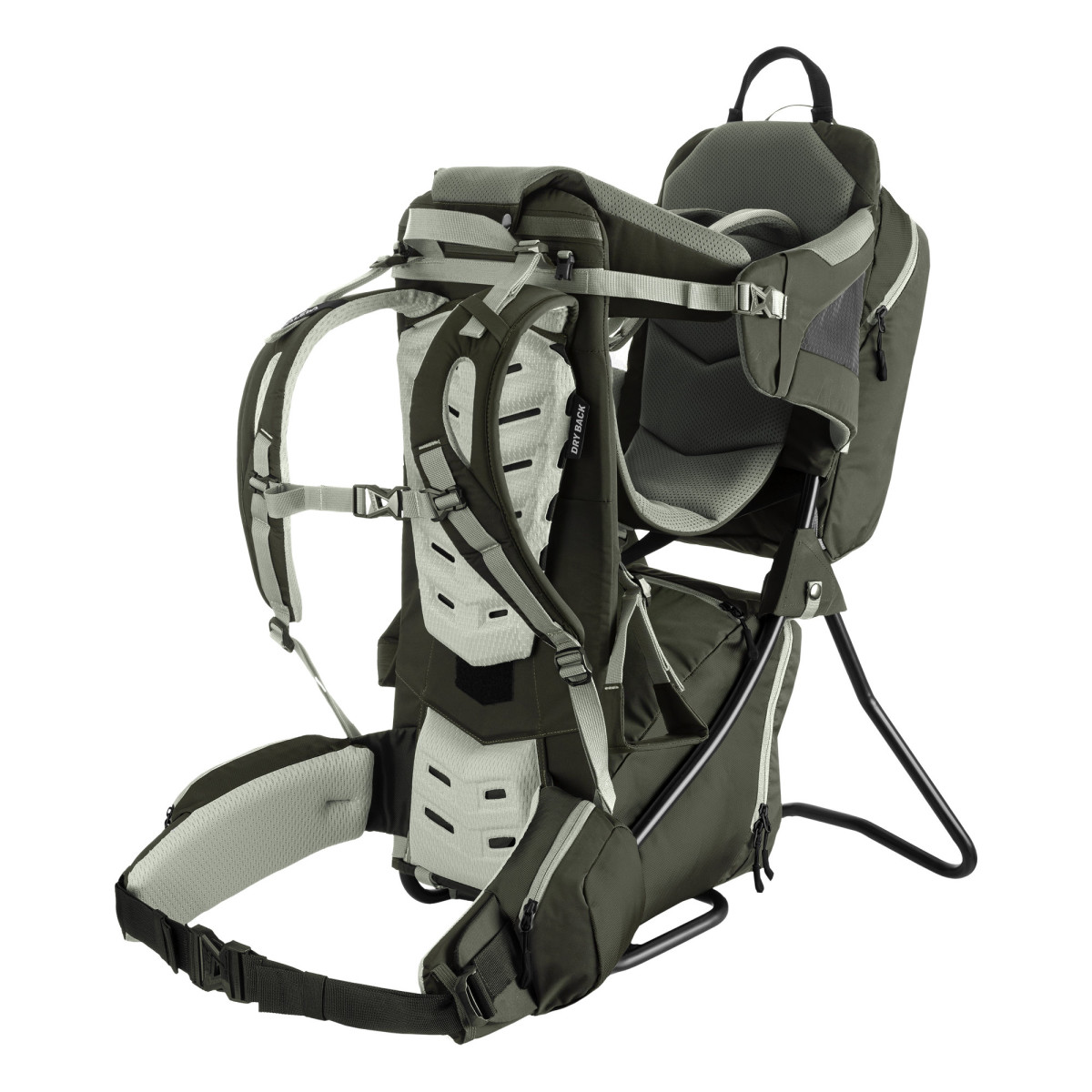 Туристическа раница за носене на дете Salewa Pìcol Child Carrier Backpack Dark Olive