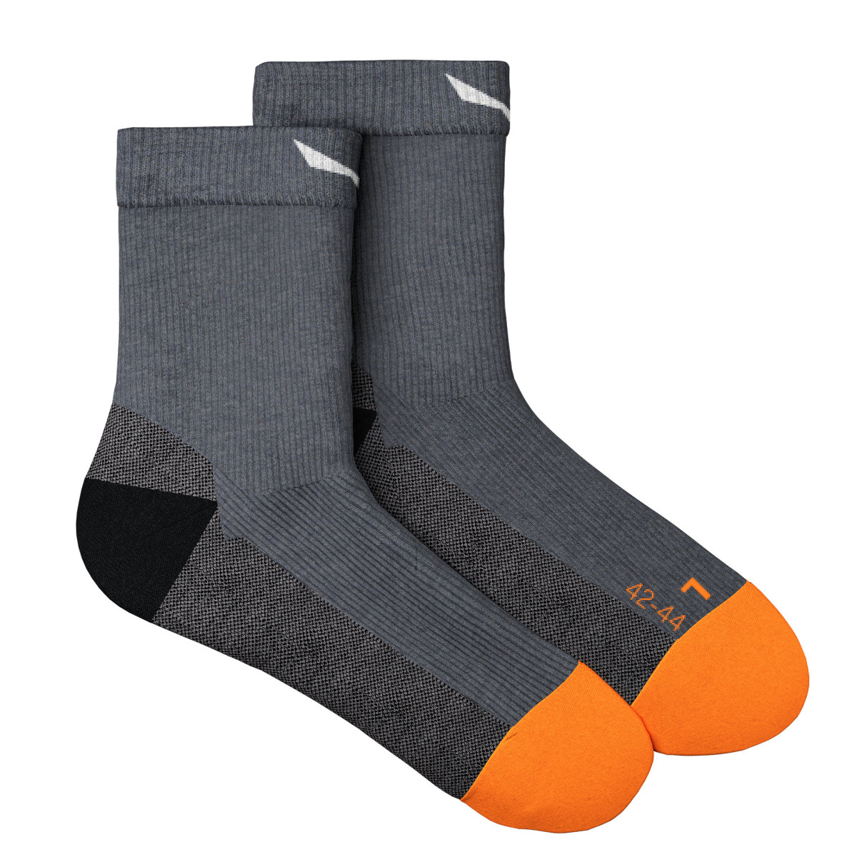 Мъжки туристически чорапи Salewa Mountain Trainer Merino Quarter Socks Men Grey/Melange
