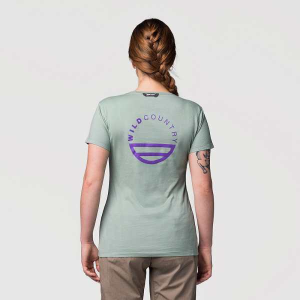 Дамска туристическа тениска Wild Country Stamina Woman T-Shirt Seaweed