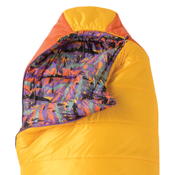 Дамски спален чувал Big Agnes Anthracite 20 Sleeping Bag Women Regular Right Alpenglow