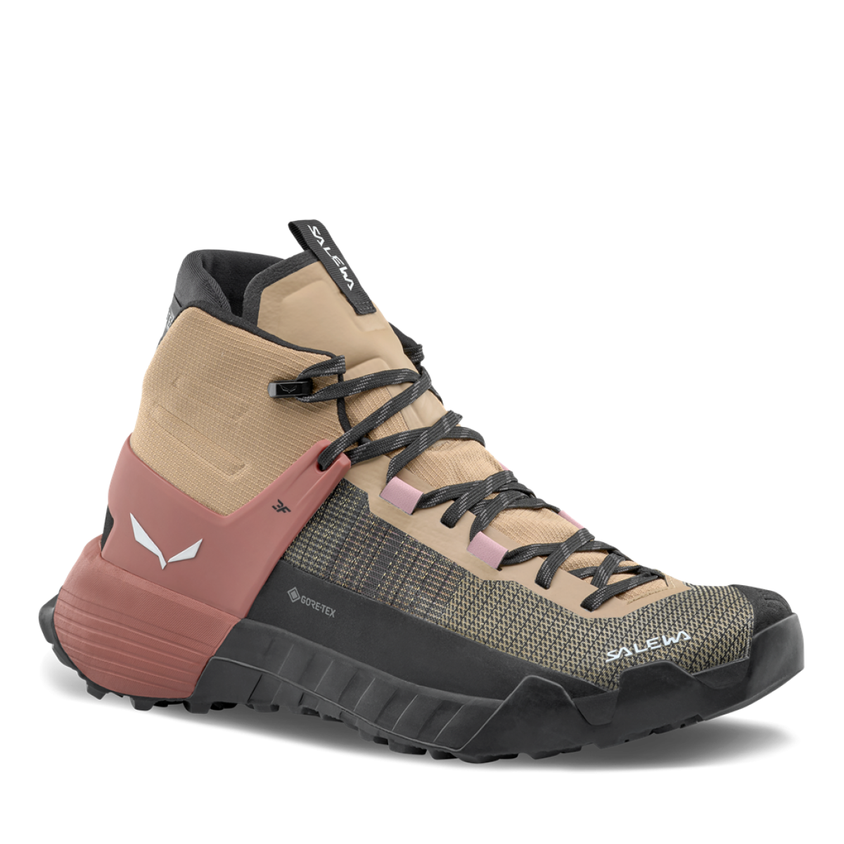 Дамски туристически обувки Salewa Wildfire NXT Mid GORE-TEX® Shoe Women Quicksand/Etruscan Red