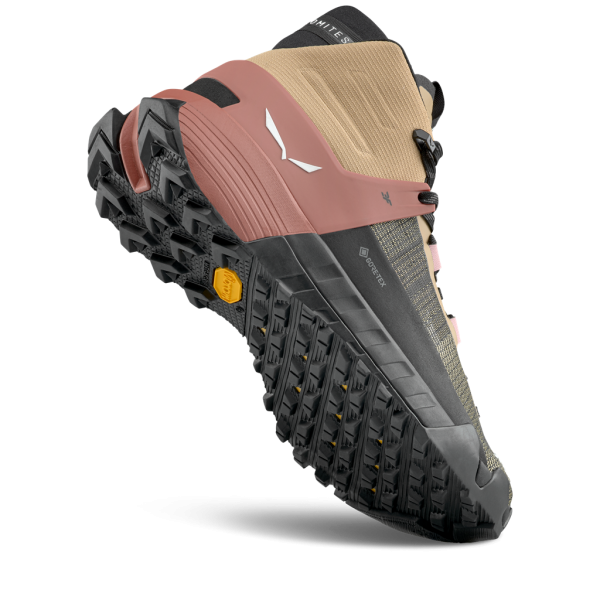 Дамски туристически обувки Salewa Wildfire NXT Mid GORE-TEX® Shoe Women Quicksand/Etruscan Red