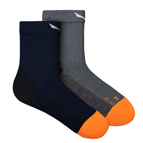 Мъжки туристически чорапи Salewa Mountain Trainer Merino Quarter Socks Men Navy Blazer