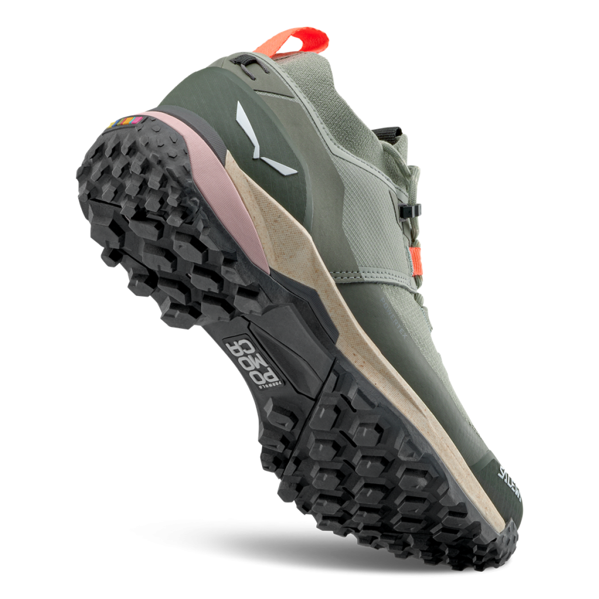 Дамски туристически обувки Salewa Puez 2 Knit Powertex Shoe Women Shadow/Dark Olive