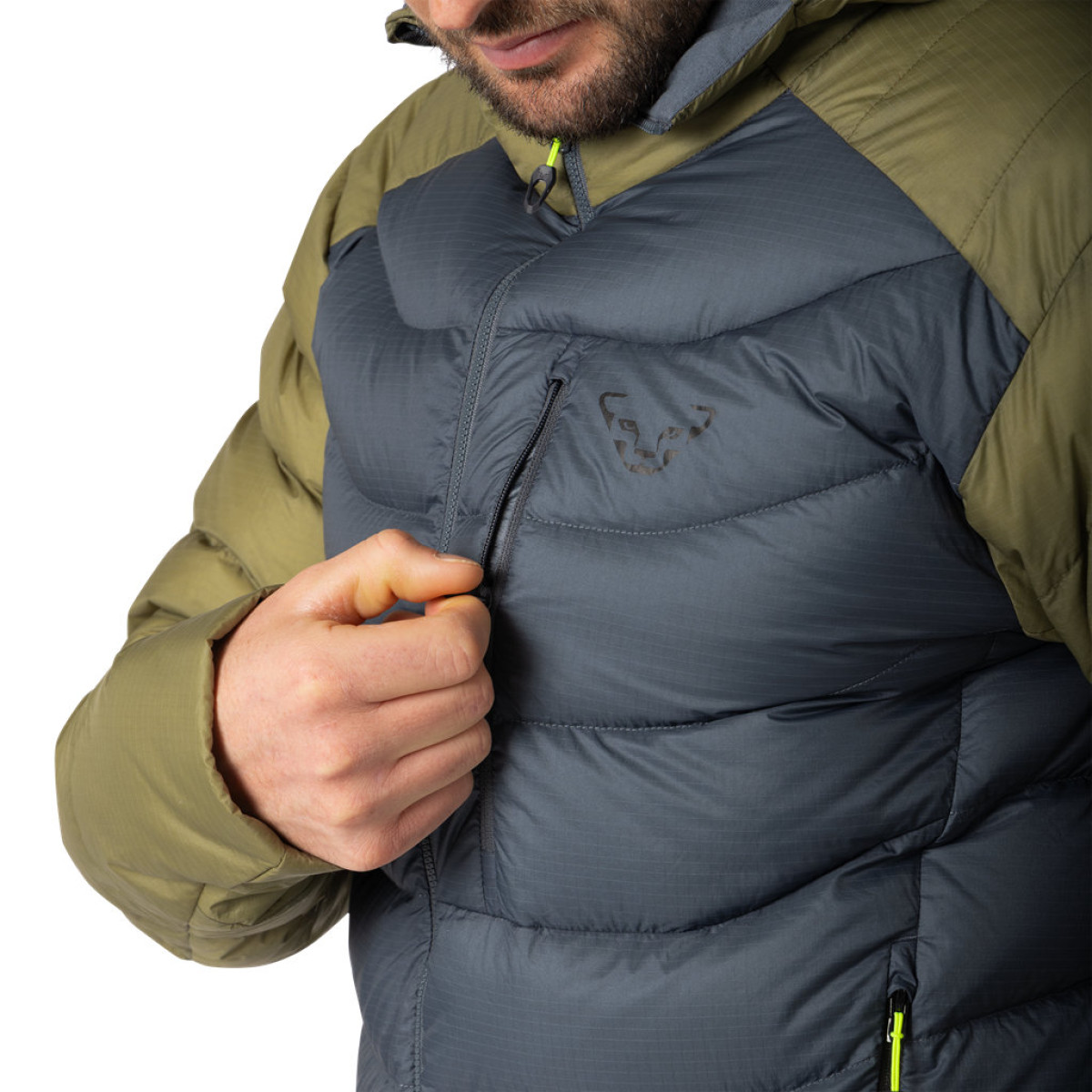 Мъжко пухено яке Dynafit Tigard Down RDS Jacket Men Military Green