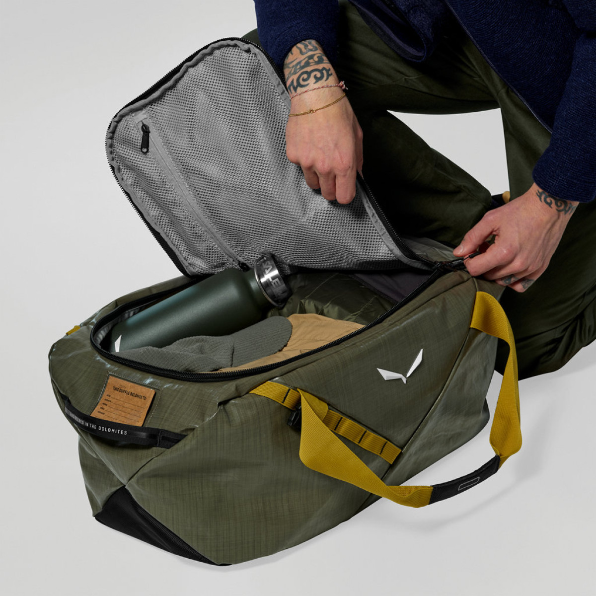 Туристически сак Salewa Discovery Duffle Bag S Faded Green