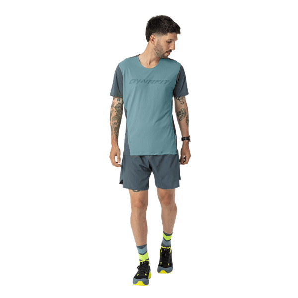Мъжка тениска за бягане Dynafit Alpine Shirt Men Smoke Blue