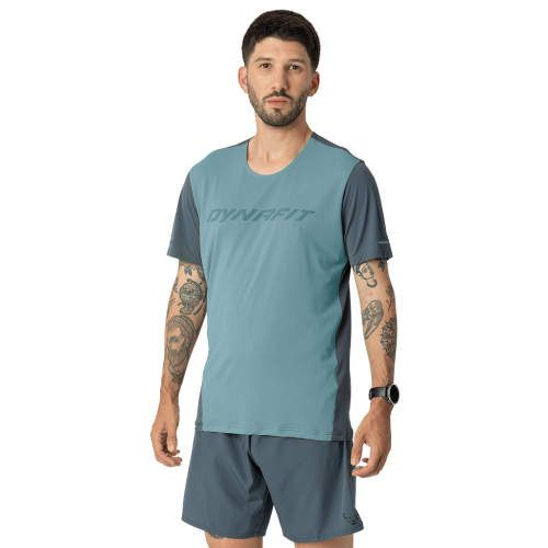 Мъжка тениска за бягане Dynafit Alpine Shirt Men Smoke Blue