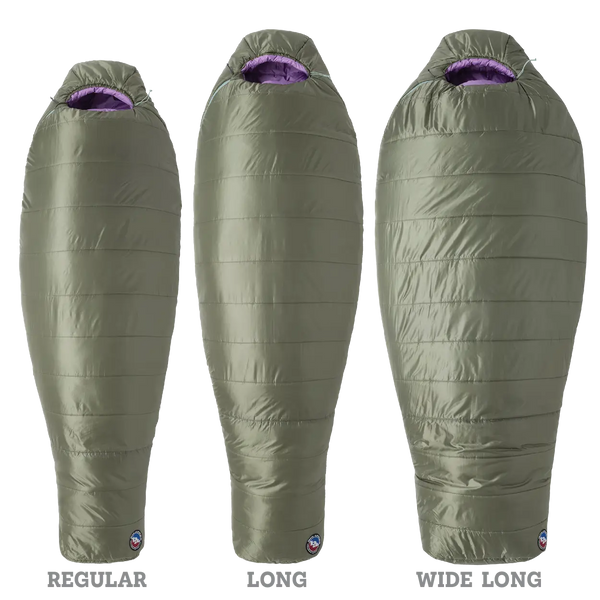 Дамски спален чувал Big Agnes Women's Anthracite 20 Sleeping Bag Women Regular Right