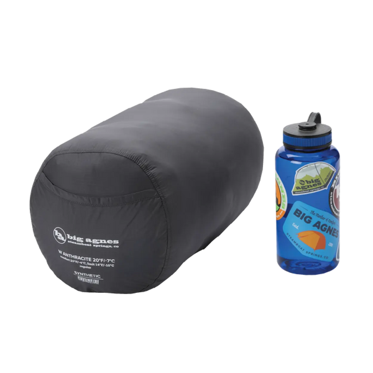 Дамски спален чувал Big Agnes Women's Anthracite 20 Sleeping Bag Women Regular Right
