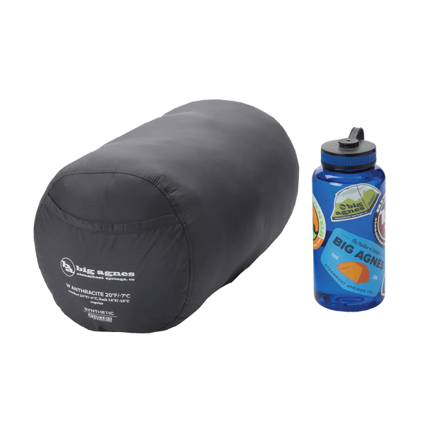 Дамски спален чувал Big Agnes Women's Anthracite 20 Sleeping Bag Women Regular Right