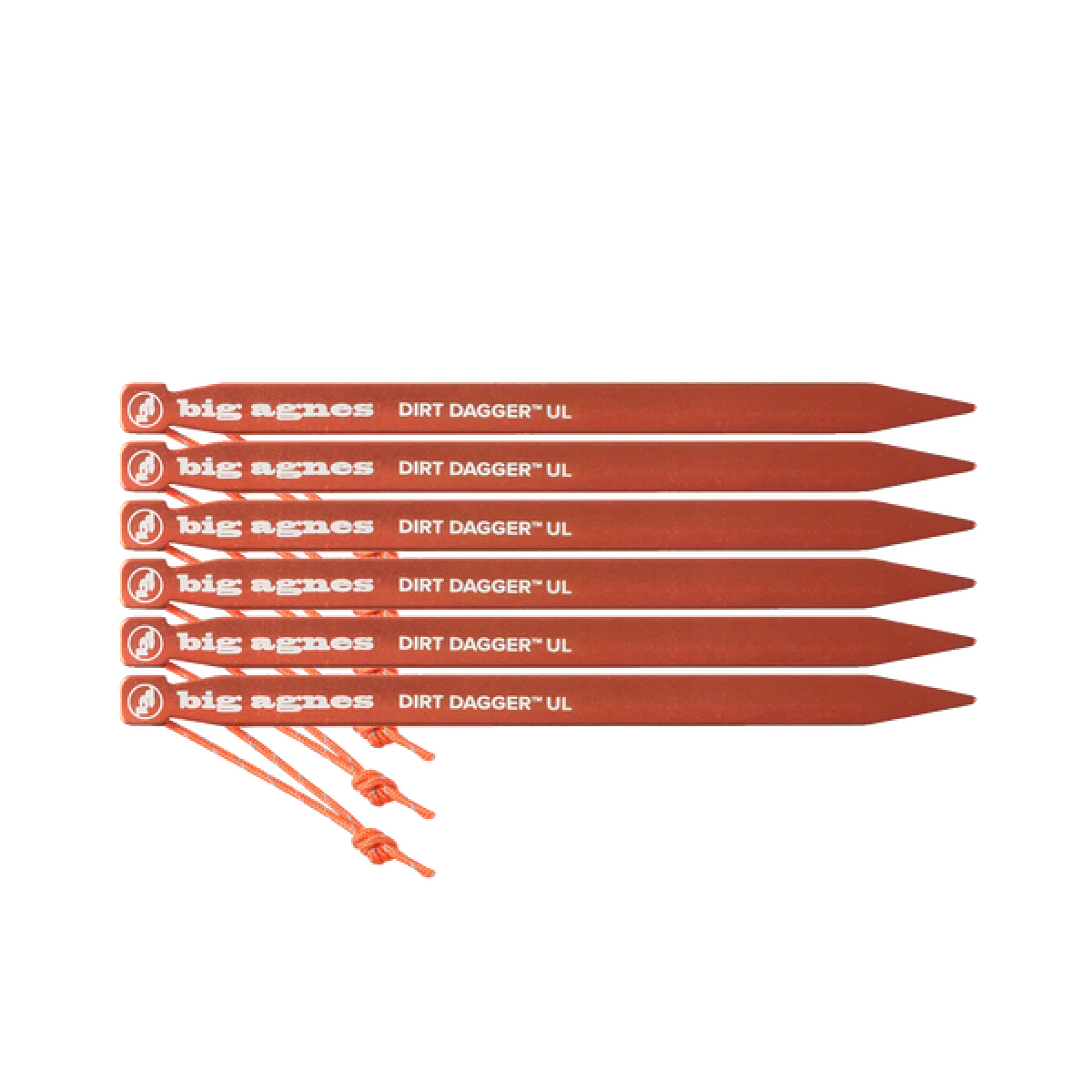 Колчета за палатка Big Agnes Dirt Dagger UL Tent Stakes 6" Pack of 6