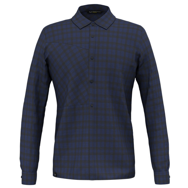 Мъжка туристическа риза Salewa Fanes Flanner 5 Polarlite Shirt Men Navy/Black Out