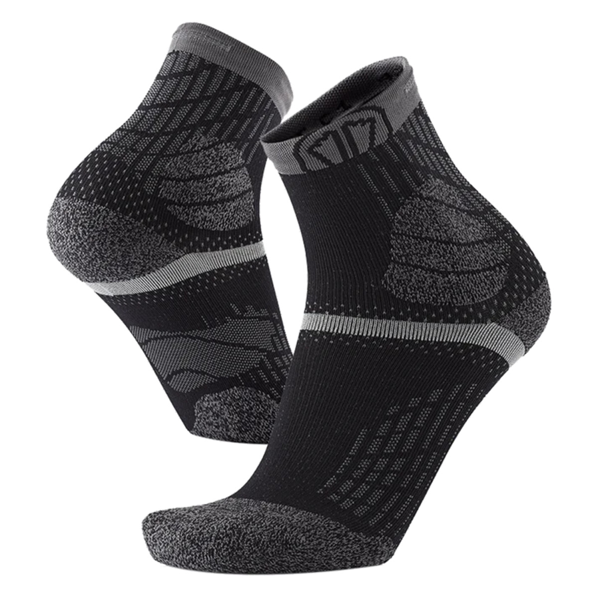 Чорапи за бягане Sidas Trail Protect Trail Running Socks Black/Grey