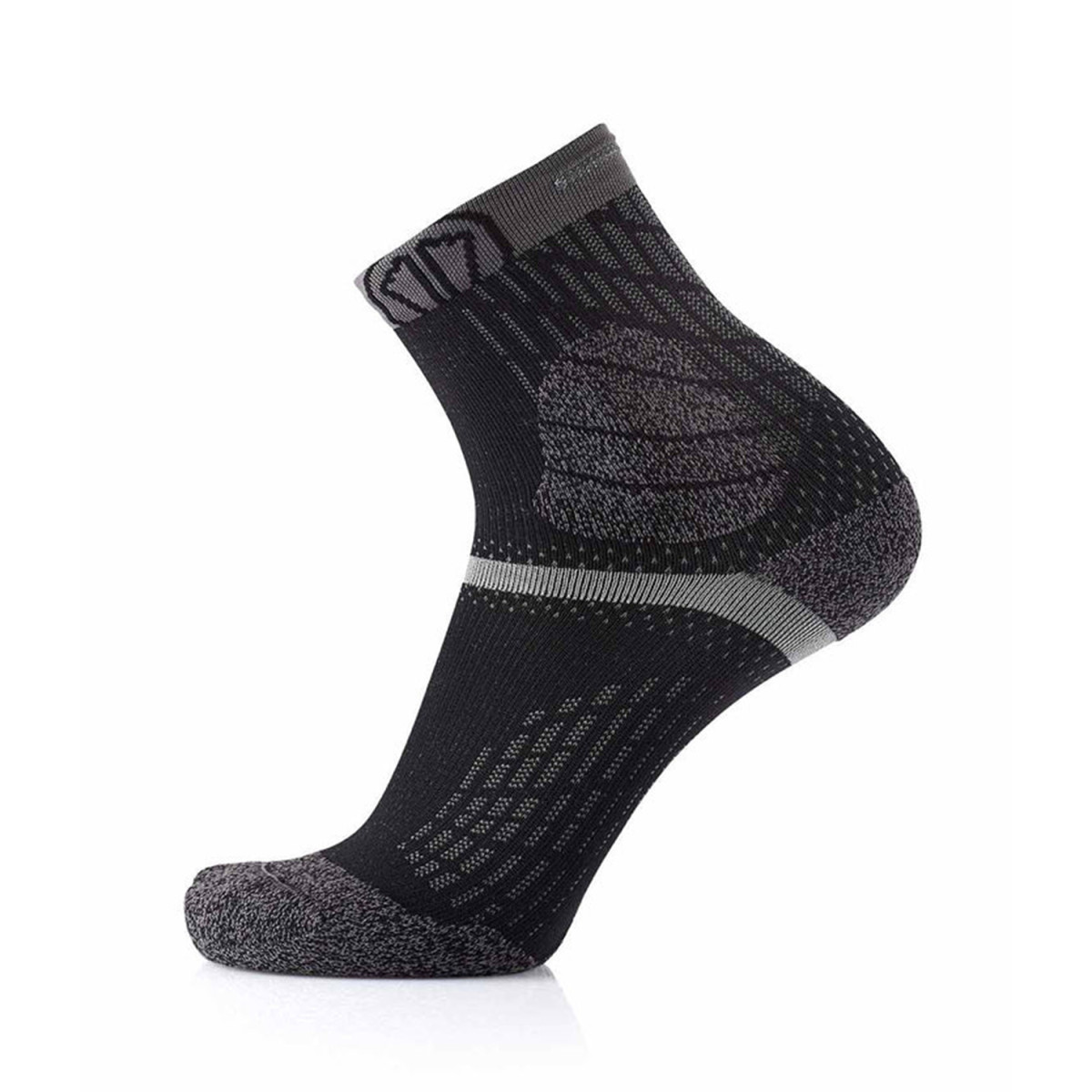 Чорапи за бягане Sidas Trail Protect Trail Running Socks Black/Grey