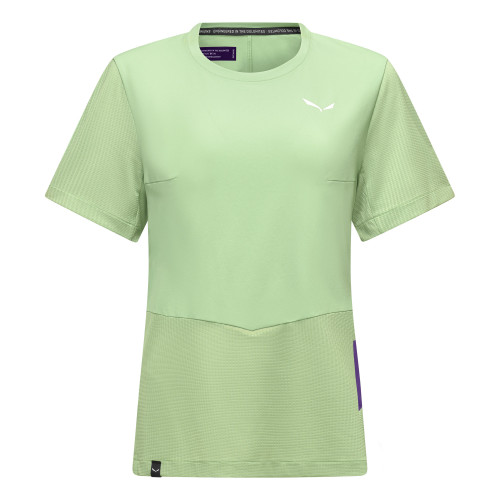 Дамска туристическа тениска Salewa Pedroc Dry Hyb T-Shirt Women Pastel Green