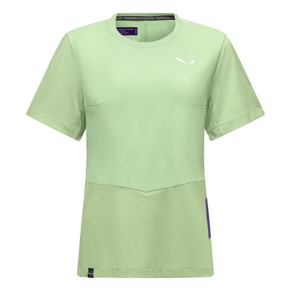 Дамска туристическа тениска Salewa Pedroc Dry Hyb T-Shirt Women Pastel Green