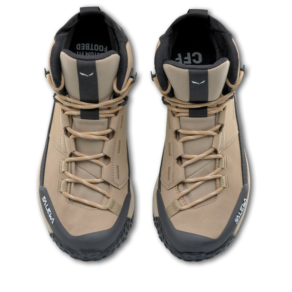 Дамски туристически обувки Salewa Puez Leather Mid Powertex Shoe Women Quicksand/Onyx