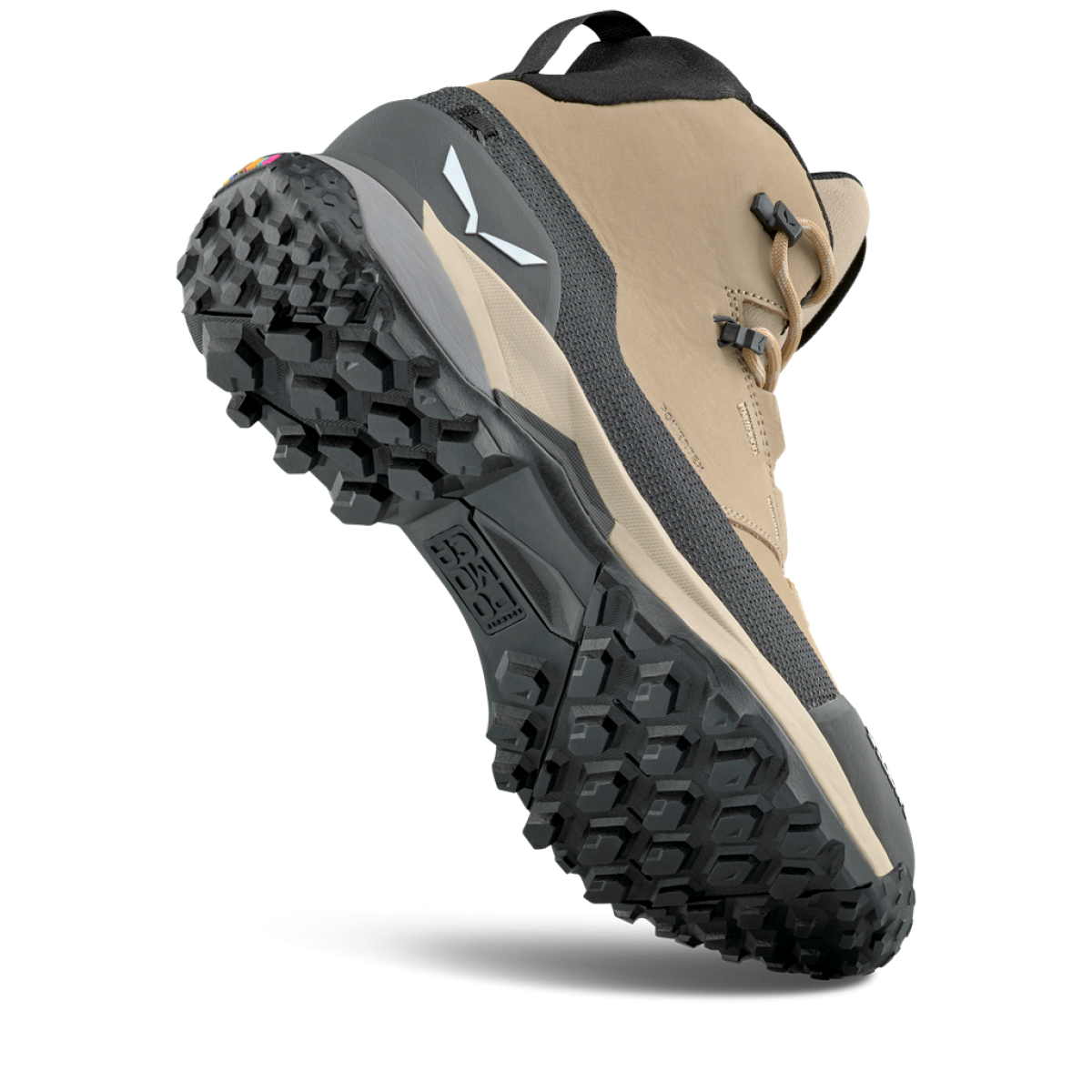 Дамски туристически обувки Salewa Puez Leather Mid Powertex Shoe Women Quicksand/Onyx