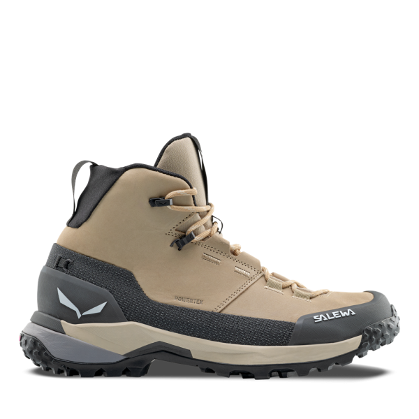 Дамски туристически обувки Salewa Puez Leather Mid Powertex Shoe Women Quicksand/Onyx