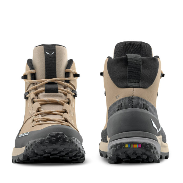 Дамски туристически обувки Salewa Puez Leather Mid Powertex Shoe Women Quicksand/Onyx