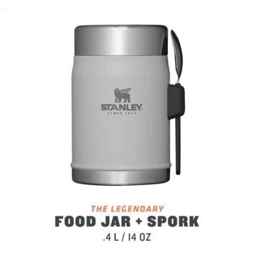 Кутия за храна + прибор Stanley Classic Food Jar + Spork 0.4L Ash