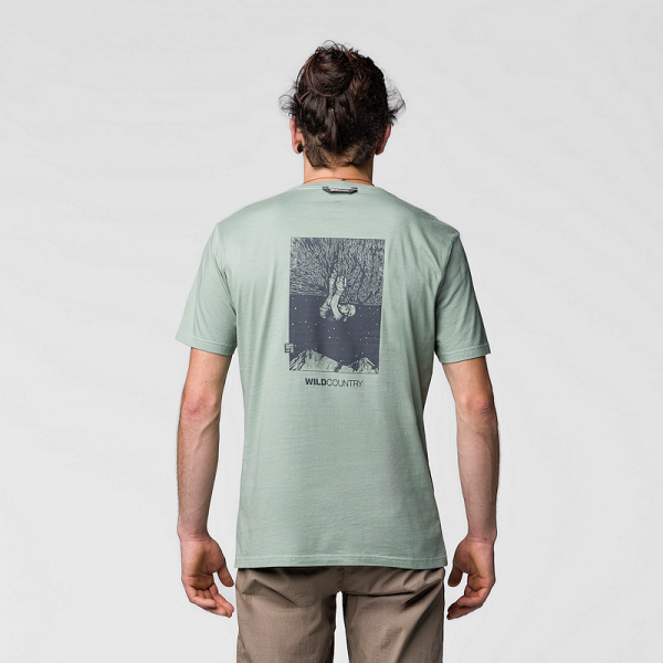Мъжка туристическа тениска Wild Country Flow Man T-Shirt Navy