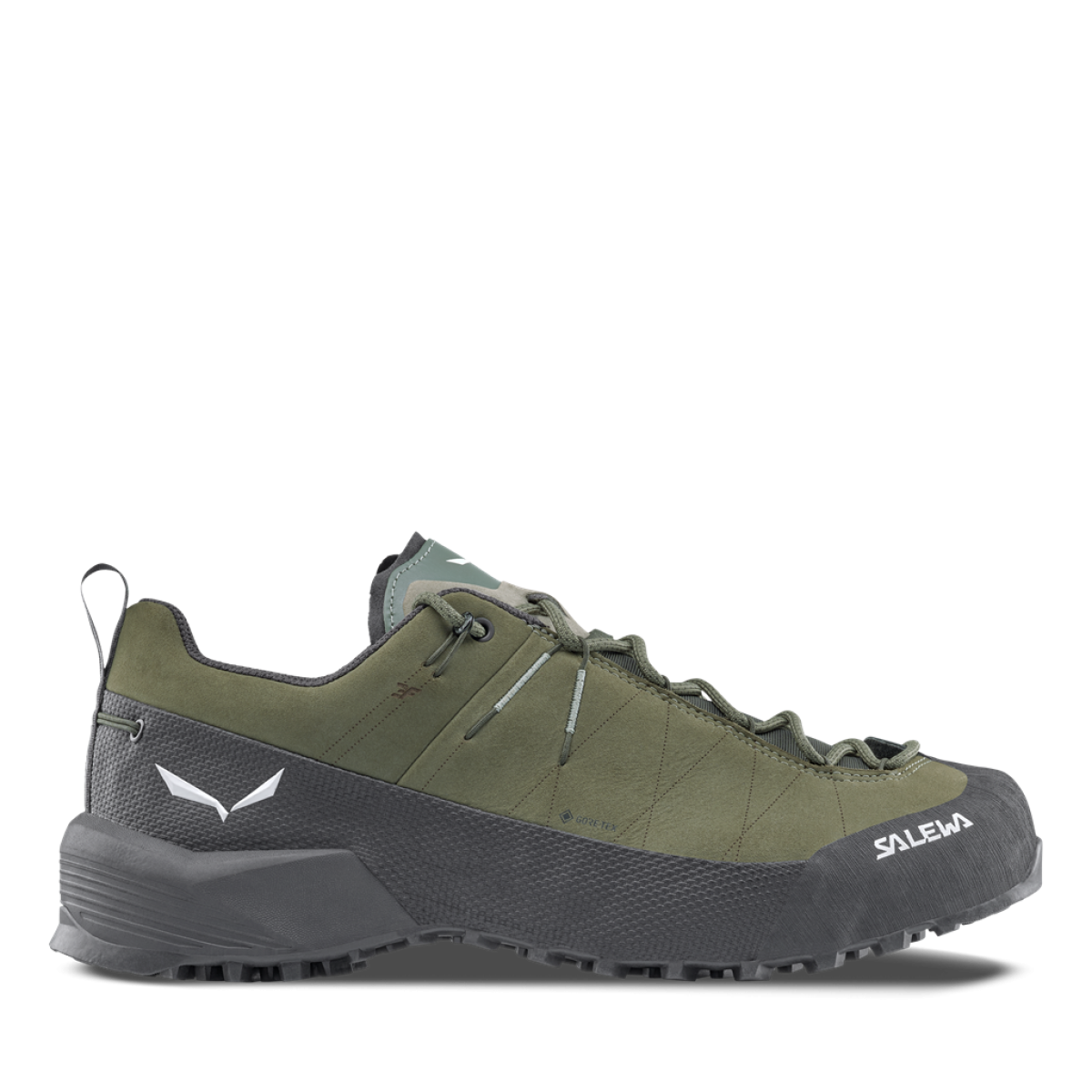 Мъжки туристически обувки Salewa Wildfire Leather 2 GTX Shoe Men Faded Green
