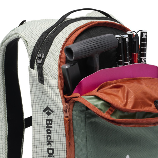 Ски раница Black Diamond Dawn Patrol 15 Backpack Foam Green