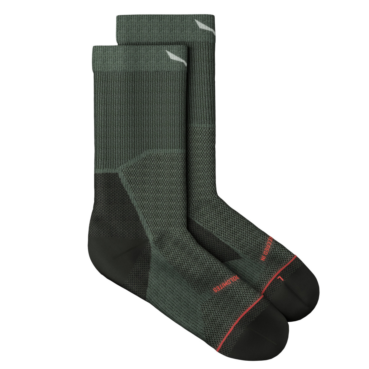 Мъжки туристически чорапи Salewa Eagle Light Crew Sock Men Shadow