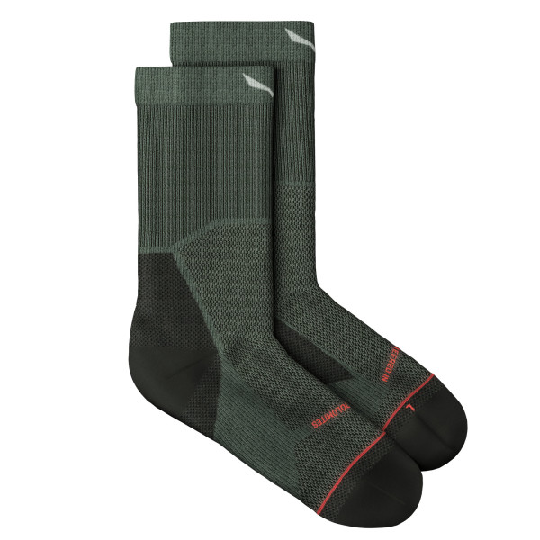 Мъжки туристически чорапи Salewa Eagle Light Crew Sock Men Shadow