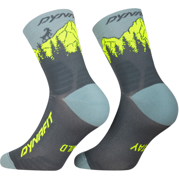 Чорапи Dynafit Traverse Mid Socks Cinder Ultra Yellow