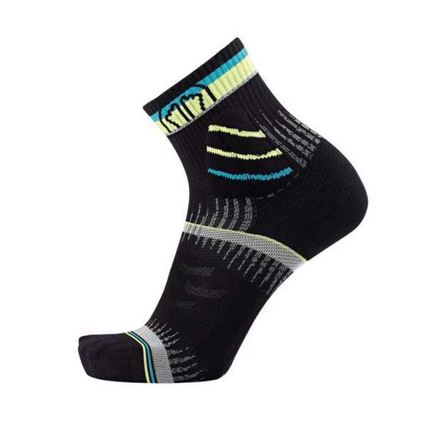 Чорапи за бягане Sidas Trail Ultra Running Socks Black/Yellow