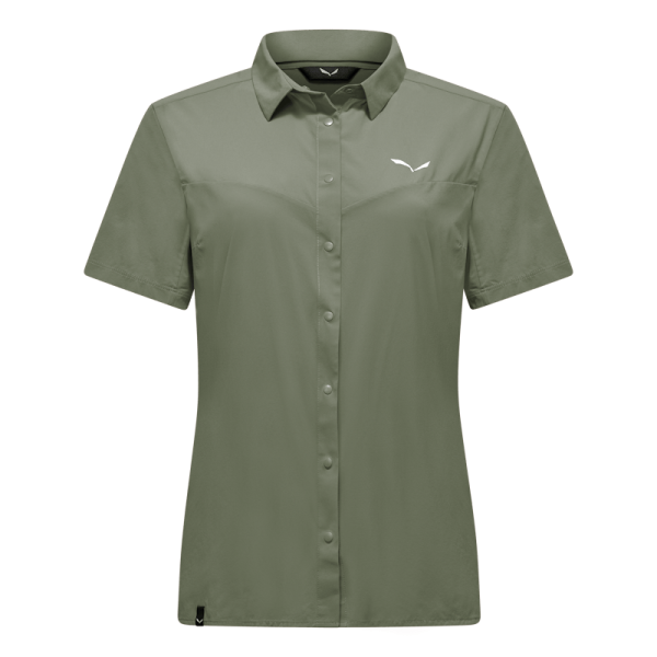 Дамска риза с къс ръкав Salewa Puez Women Faded Green