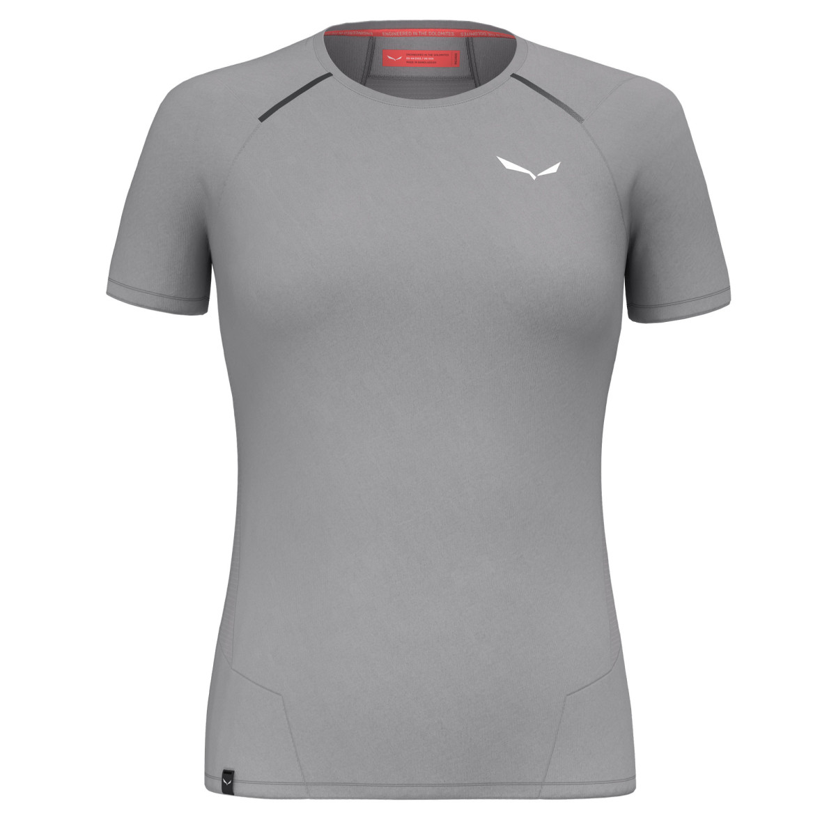 Дамска туристическа тениска Salewa Pedroc Dry Hybrid T-Shirt Women Alloy