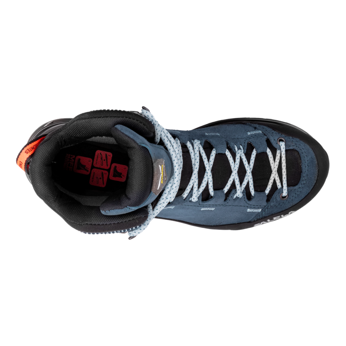 Дамски туристически обувки Salewa Mountain Trainer 2 Mid GORE-TEX® Boot Women Dark Denim/Black