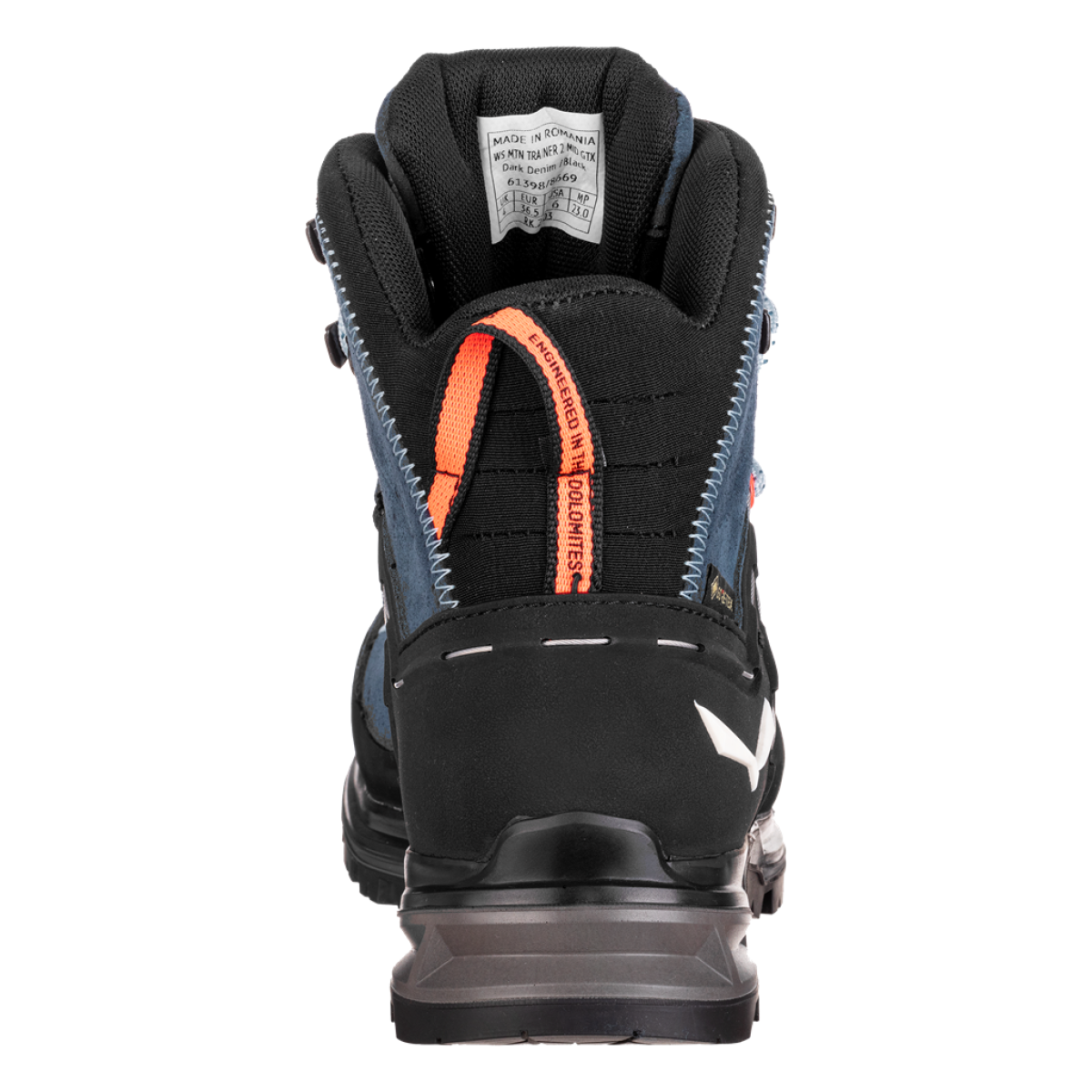 Дамски туристически обувки Salewa Mountain Trainer 2 Mid GORE-TEX® Boot Women Dark Denim/Black