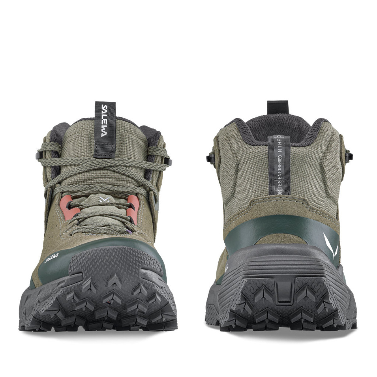 Дамски туристически обувки Salewa Pedroc 2 Leather Mid Powertex Boot Women Faded Green/Dark Olive