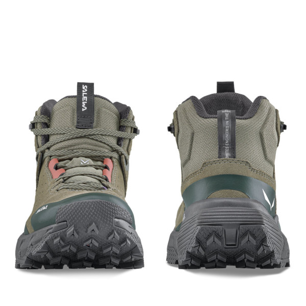 Дамски туристически обувки Salewa Pedroc 2 Leather Mid Powertex Boot Women Faded Green/Dark Olive
