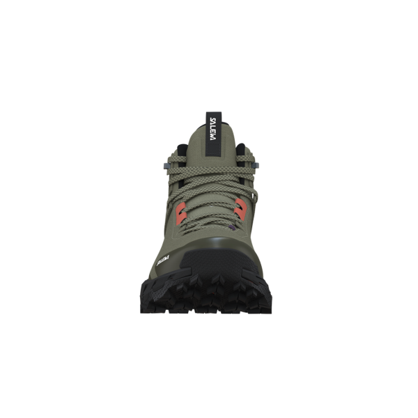 Дамски туристически обувки Salewa Pedroc 2 Leather Mid Powertex Boot Women Faded Green/Dark Olive