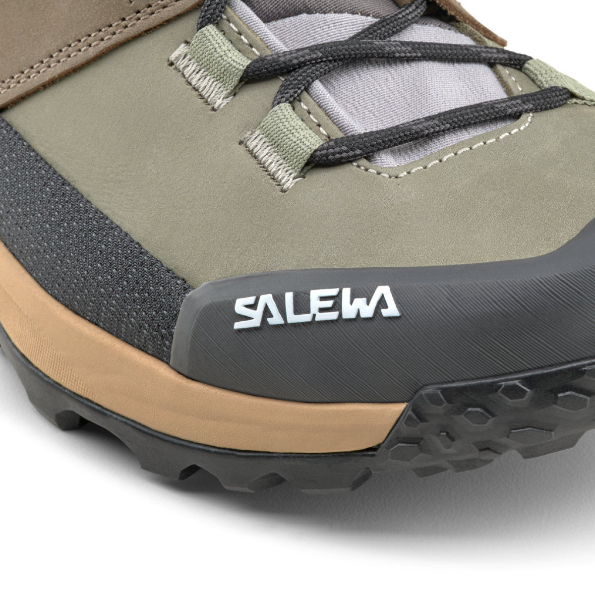 Дамски туристически обувки Salewa Puez Leather Mid PTX Shoes Women Bungee Cord/Onyx
