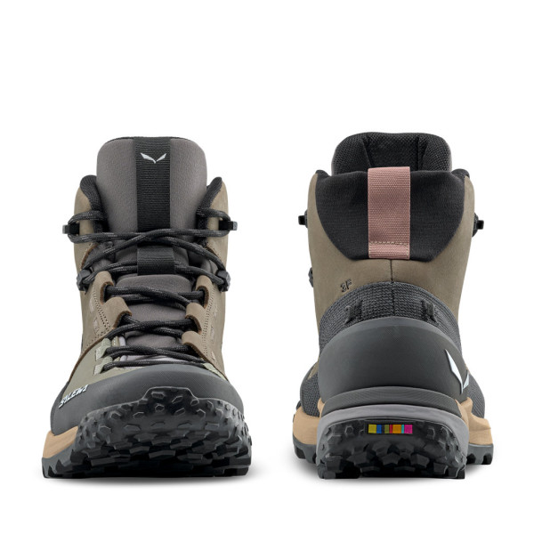 Дамски туристически обувки Salewa Puez Leather Mid PTX Shoes Women Bungee Cord/Onyx
