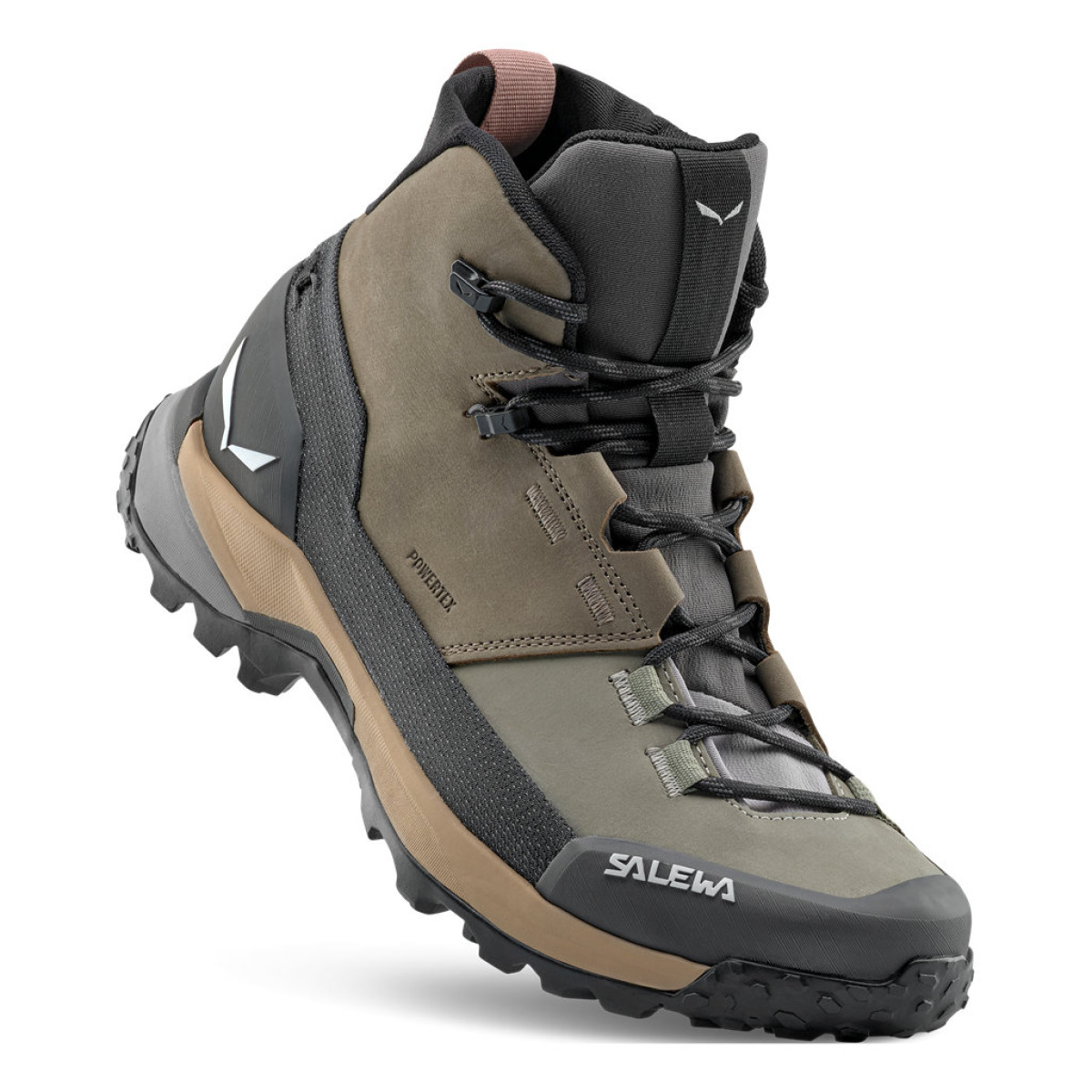 Дамски туристически обувки Salewa Puez Leather Mid PTX Shoes Women Bungee Cord/Onyx